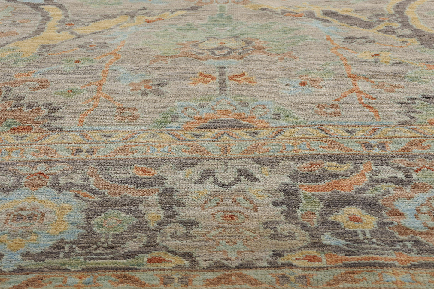 10 x 14 Gray Modern Pakistani Sultanabad Rug 81170