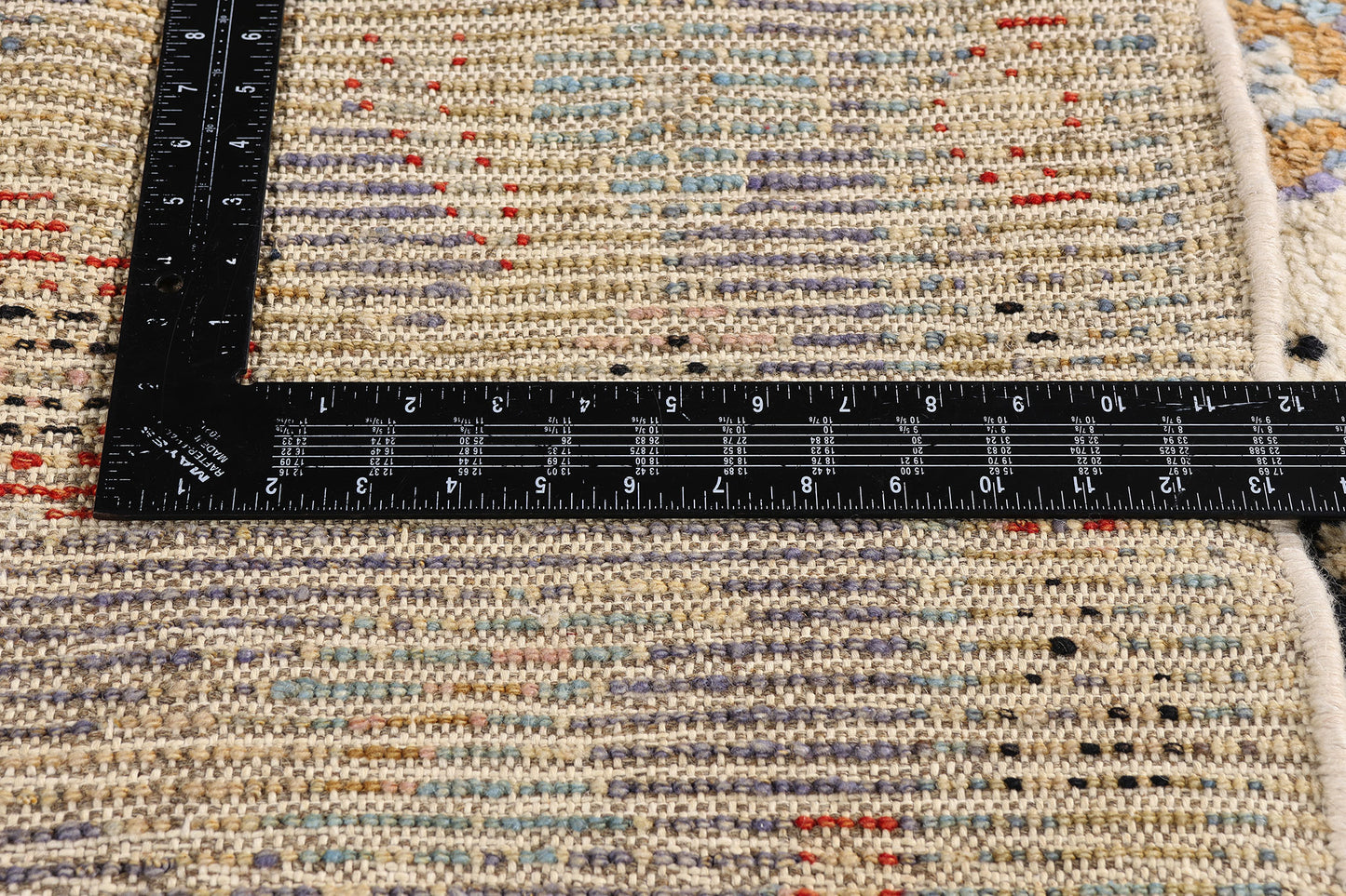 9 x 12 Ivory Modern Oushak Rug 80405