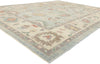 11 x 14 Modern Light Blue Turkish Oushak Rug 53950