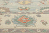 11 x 14 Modern Light Blue Turkish Oushak Rug 53950