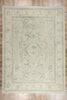 13 x 18 Modern Light Blue Turkish Oushak Rug 54012