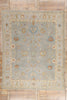 9 x 12 Light Blue Modern Turkish Oushak Rug 53431