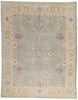 9 x 12 Light Blue Modern Turkish Oushak Rug 53431