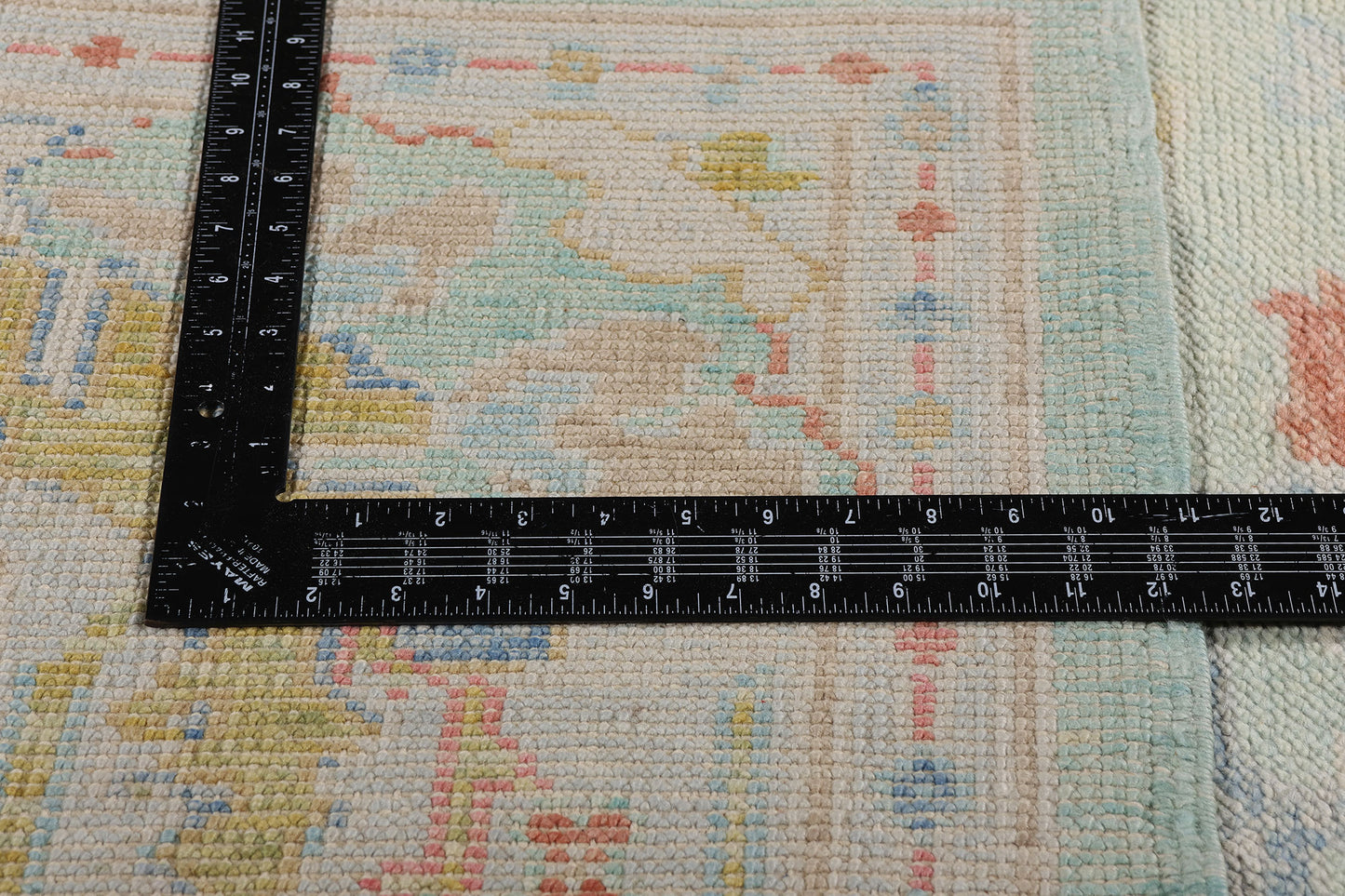 8 x 9 Modern Light Green Turkish Oushak Rug 54015