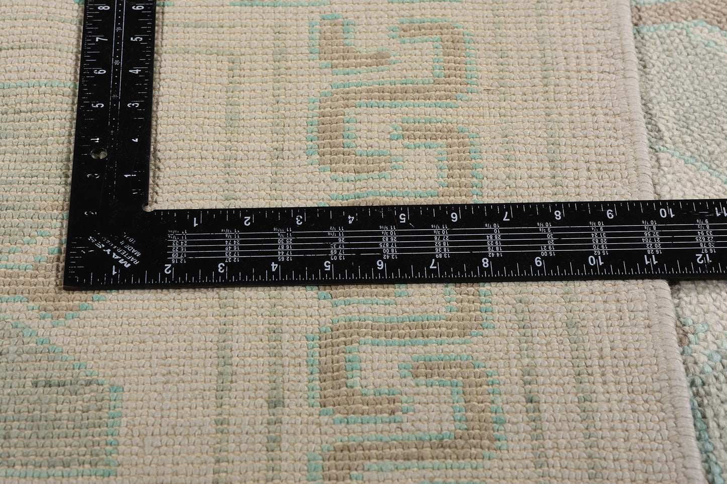 8 x 9 Modern Light Green Turkish Oushak Rug 54007