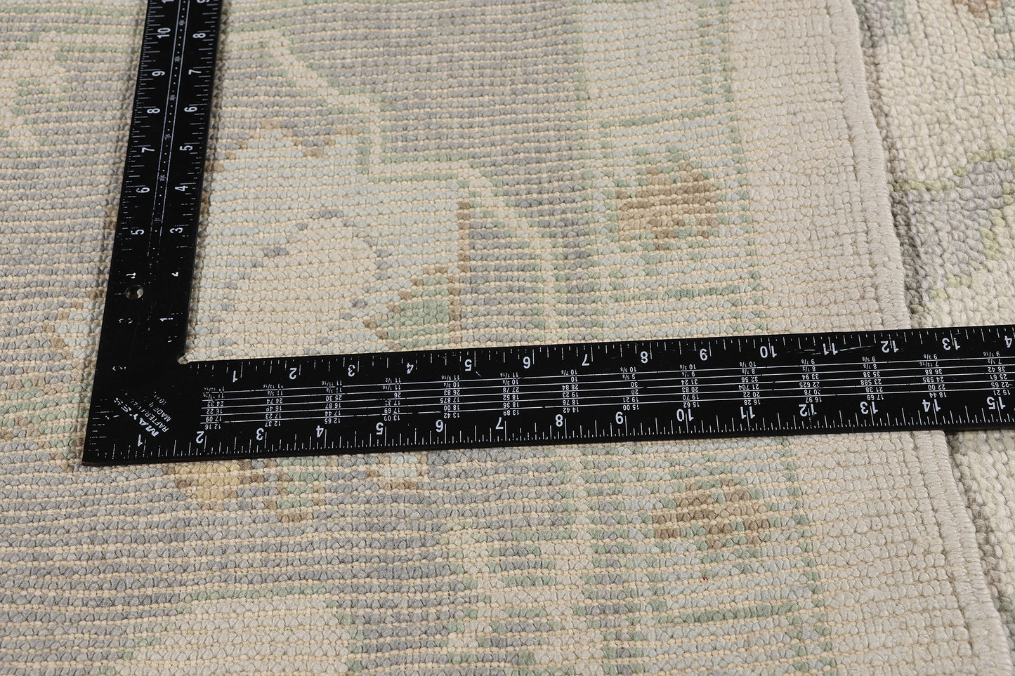 10 x 14 - Ivory New Oushak Rug - 54031