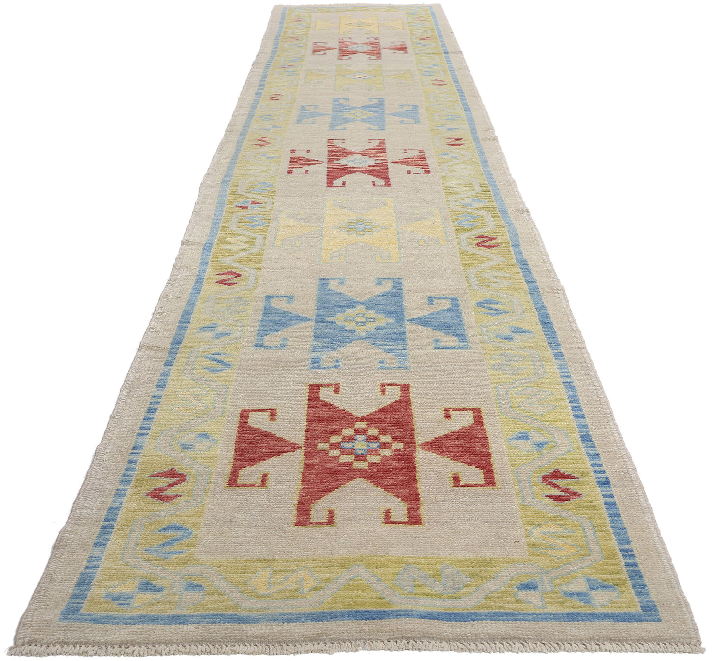 3 x 16 Modern Tribal Turkish Oushak Rug 53970