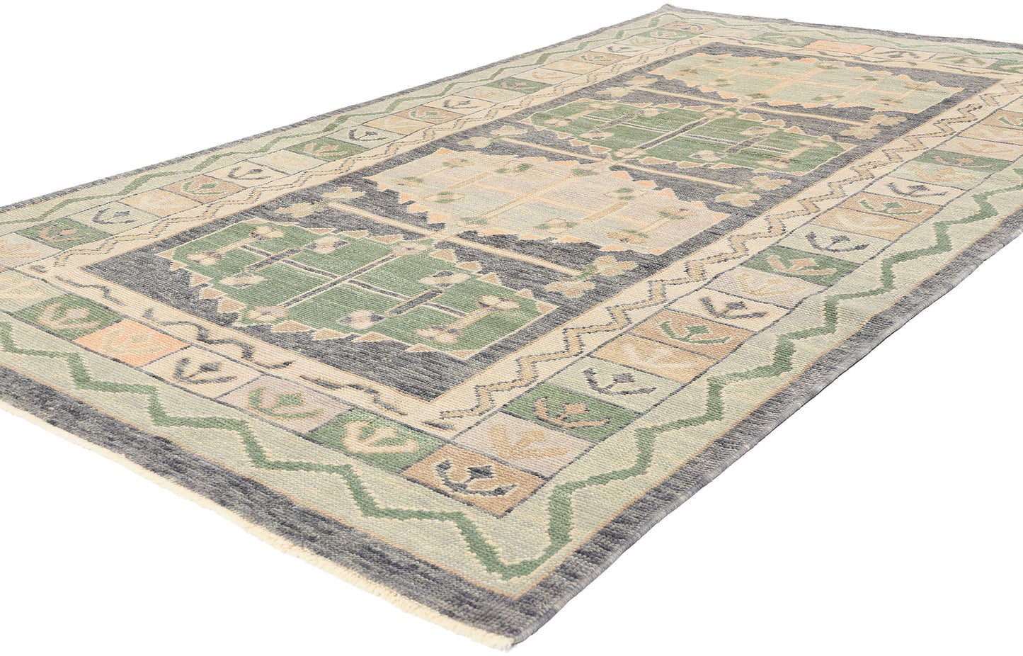5 x 9 Modern Turkish Oushak Rug 53990