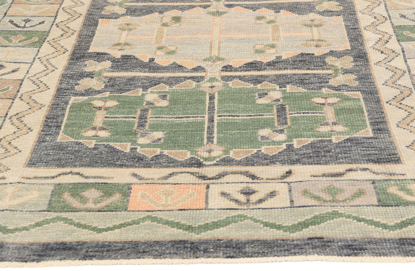 5 x 9 Modern Turkish Oushak Rug 53990