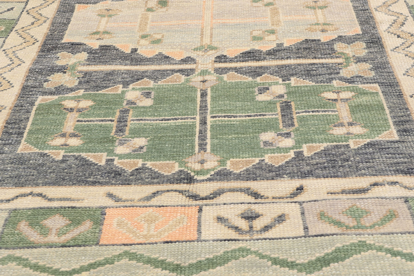 5 x 9 Modern Turkish Oushak Rug 53990