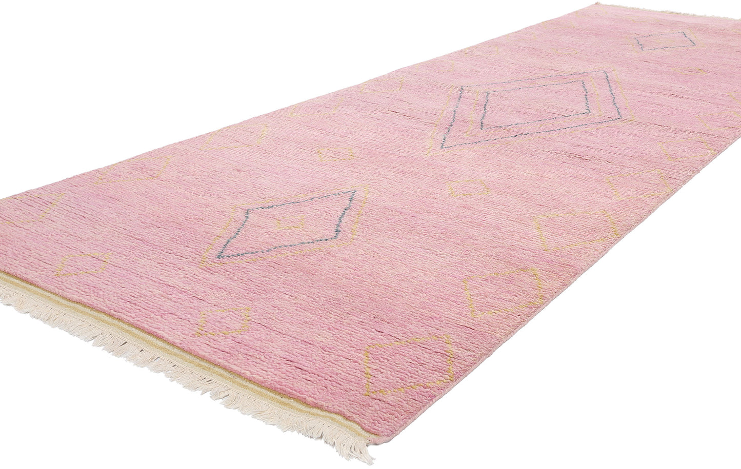 4 x 12 Pink Diamond Modern Moroccan Rug 31310