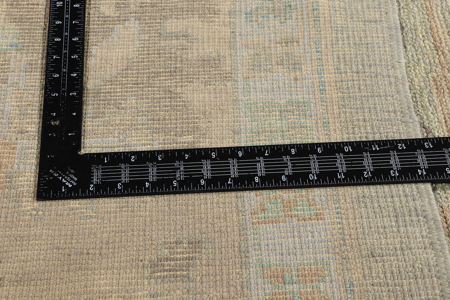 9 x 12 Light Green Modern Turkish Oushak Rug 53407