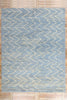 10 x 14 - Blue Pakistani Moroccan Rug - 80642