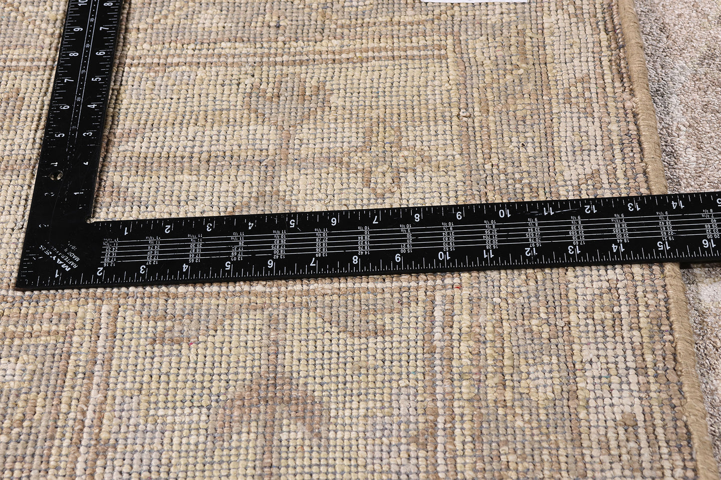 9 x 12 Taupe Modern Indian Oushak Rug 30026