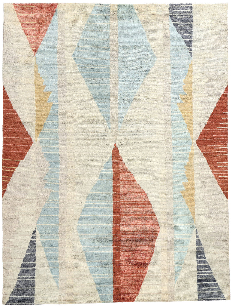 9 x 12 Modern Tribal Moroccan Rug 31232