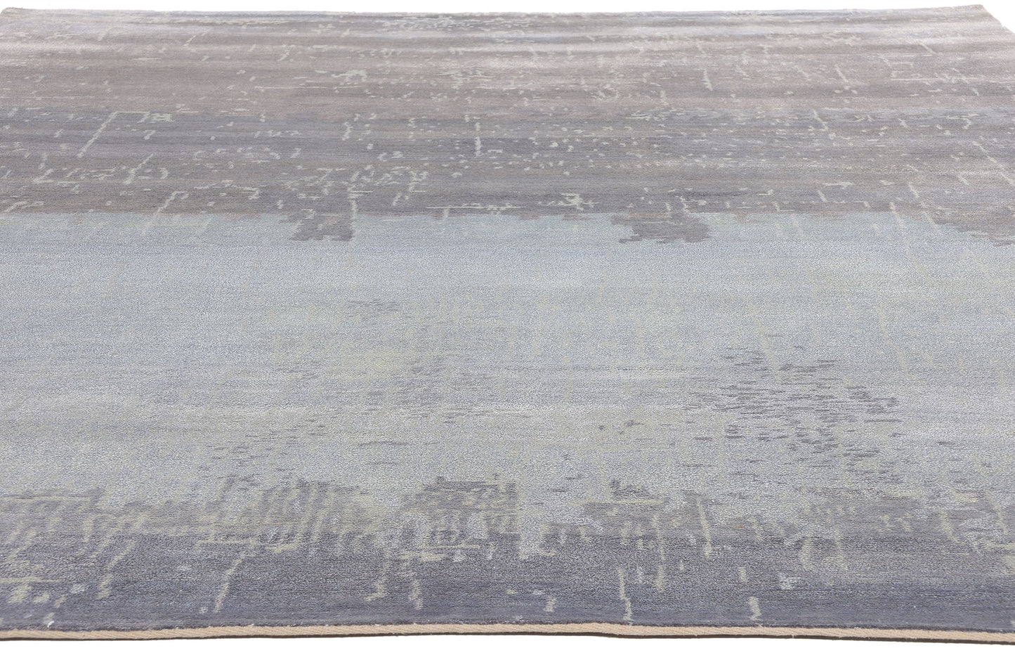 8 x 10 Moonlit Tranquility Contemporary Abstract Rug 31143
