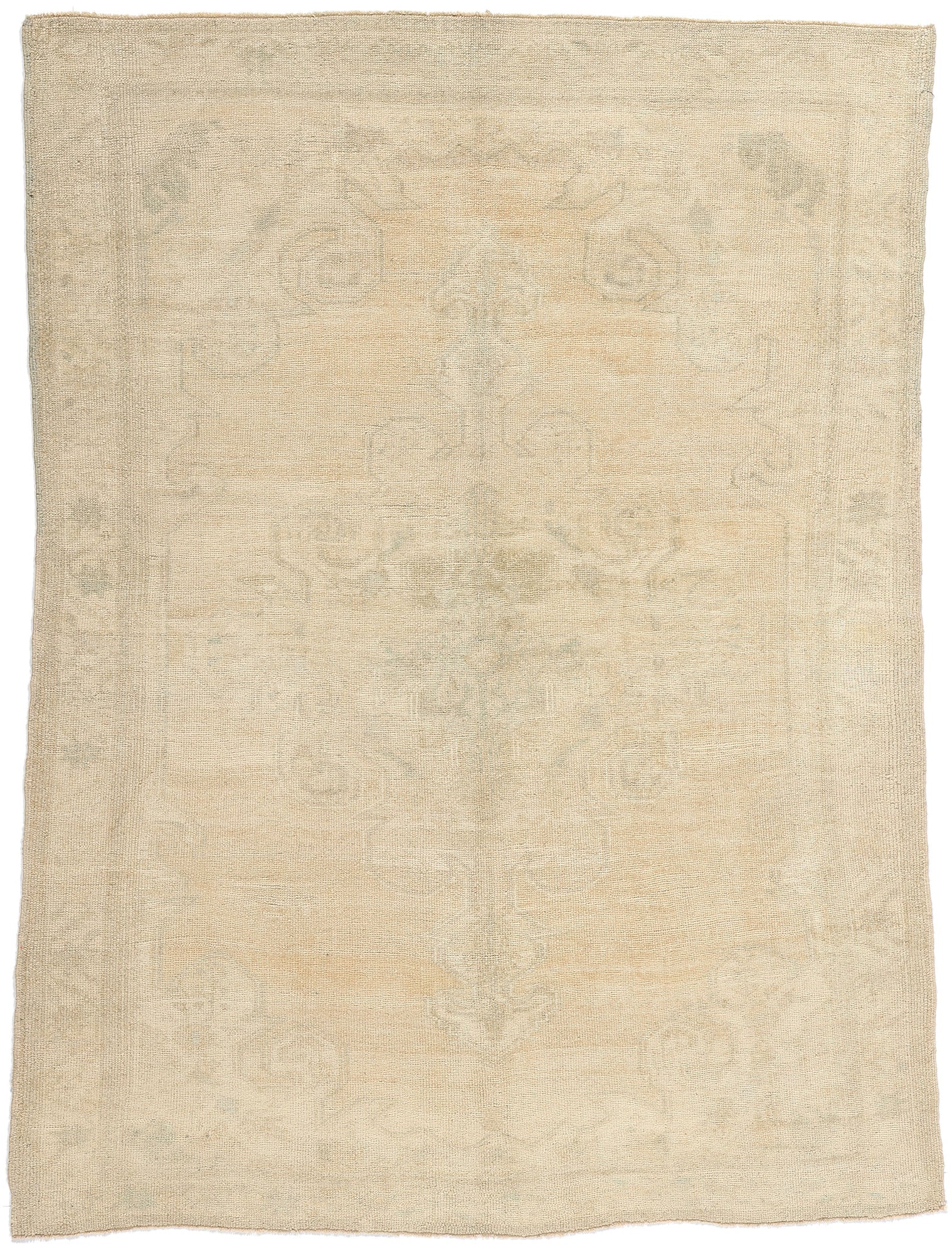 5 x 7 Vintage Muted Turkish Oushak Rug 53558