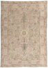 6 x 9 Vintage Pastel Turkish Oushak Rug 53993