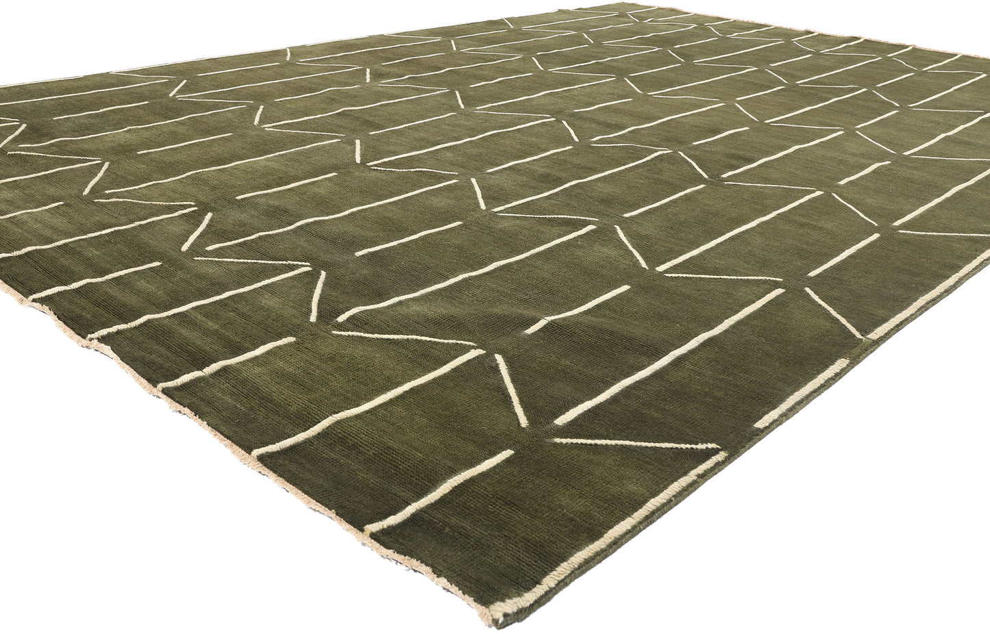 10 x 14 Modern Geometric High-Low Rug 31186