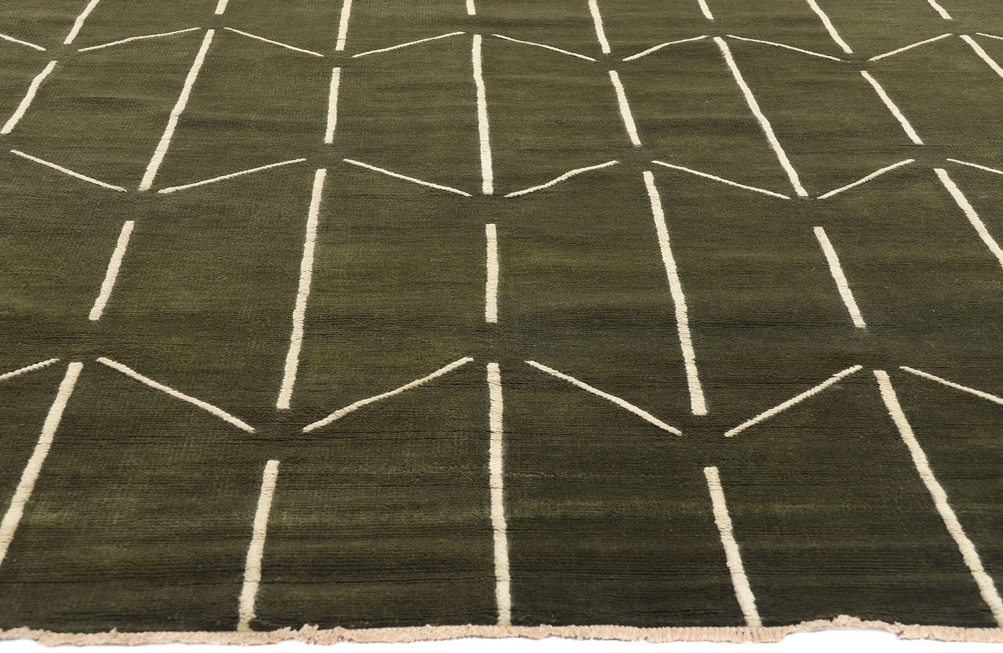 10 x 14 Modern Geometric High-Low Rug 31186