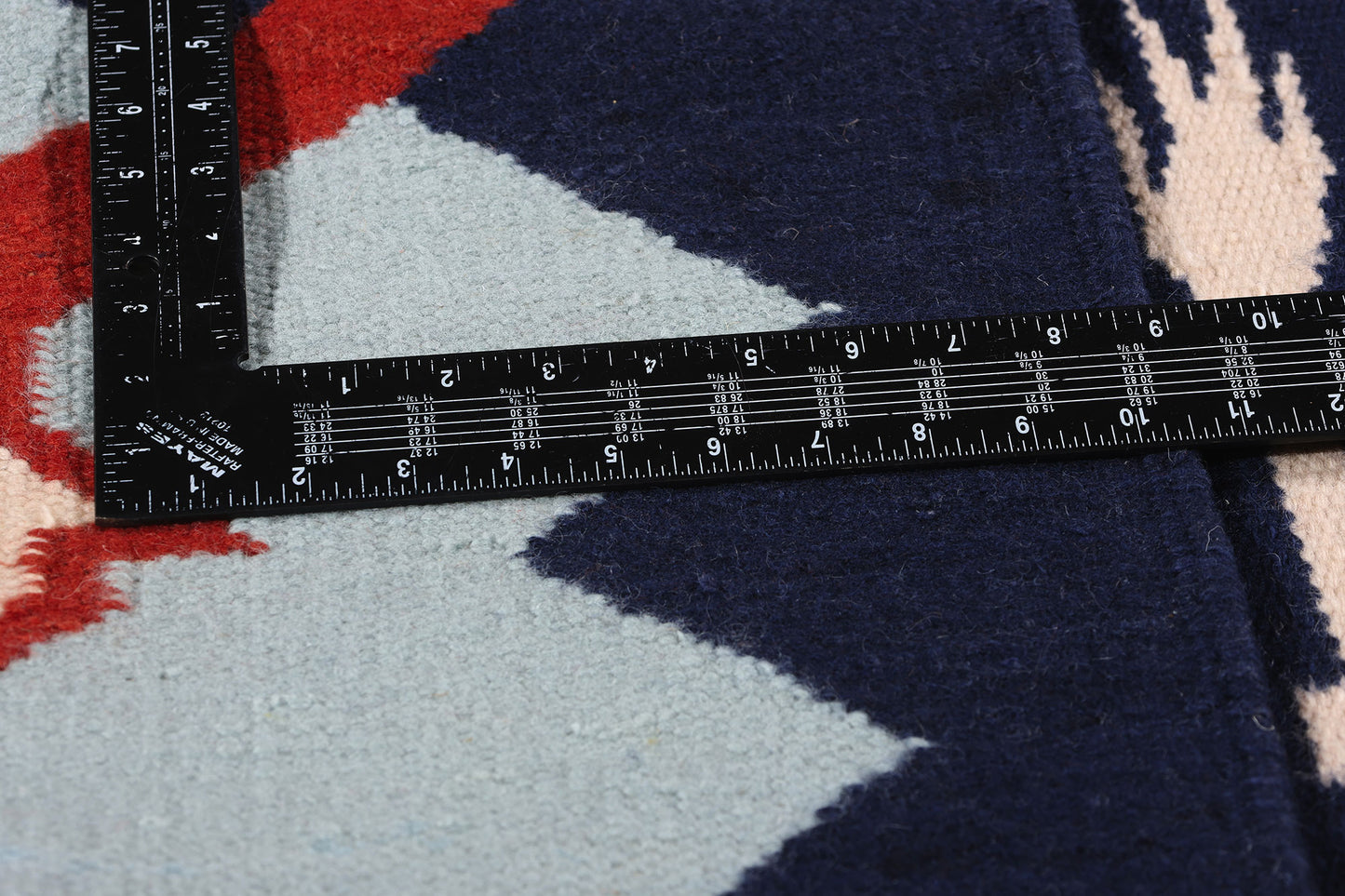 6 x 9 Blue Oltenia Romanian Inspired Kilim Rug 31337