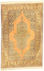 4 x 6 Antique Orange Persian Tabriz Rug 21678