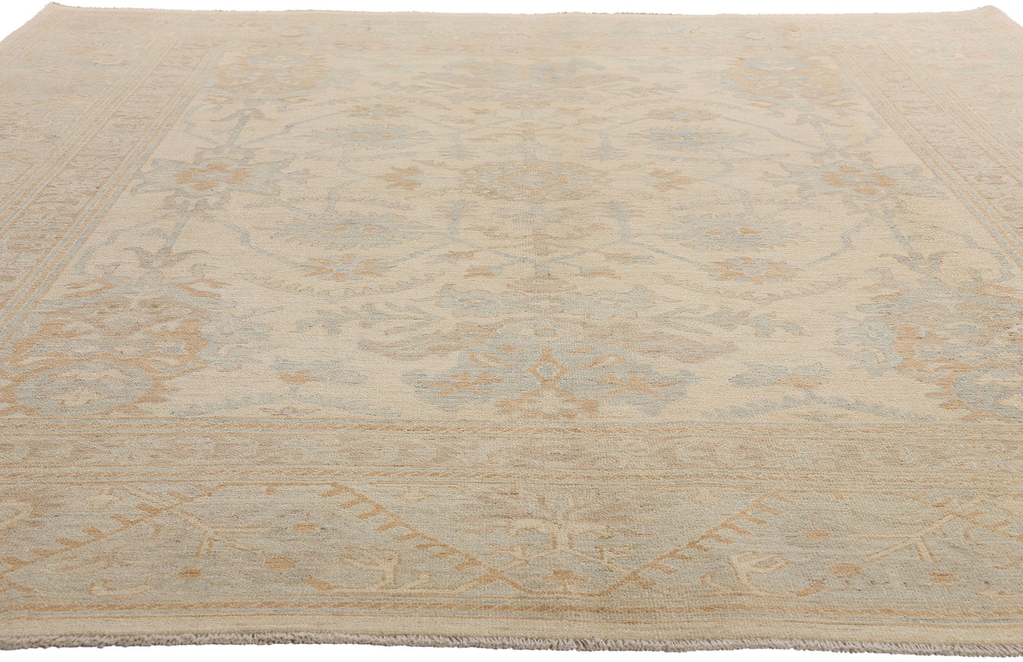 9 x 11 Organic Modern Oushak Rug 80214