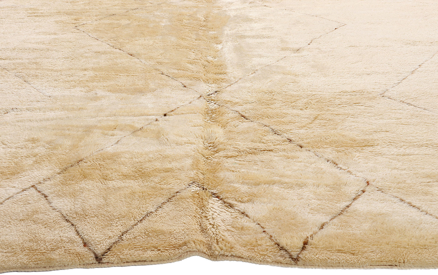 10 x 13 Organic Modern Beni Mrirt Moroccan Rug 20716