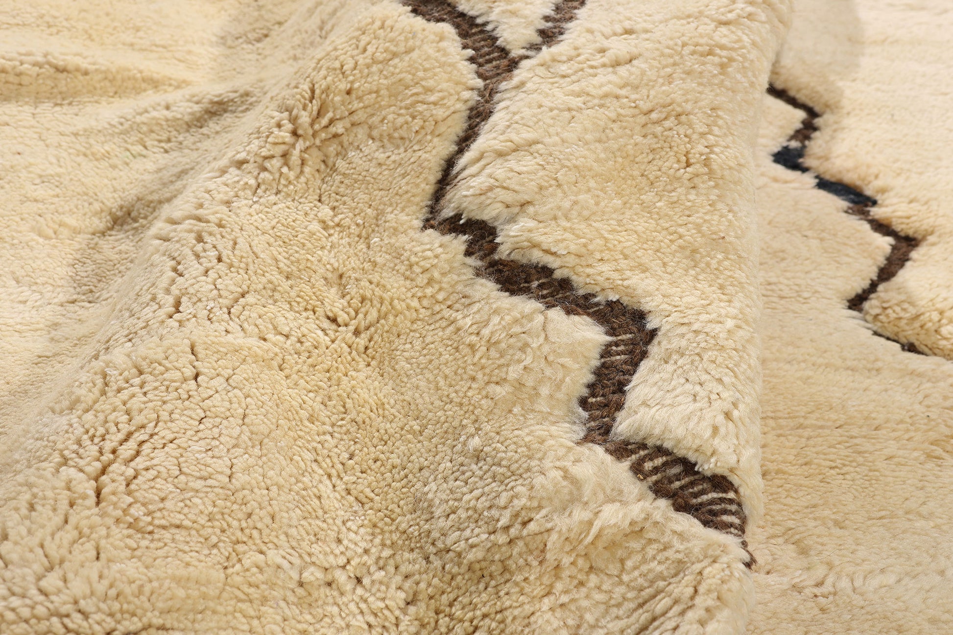 10 x 13 - Organic Modern Beni Mrirt Moroccan Rug - 21644