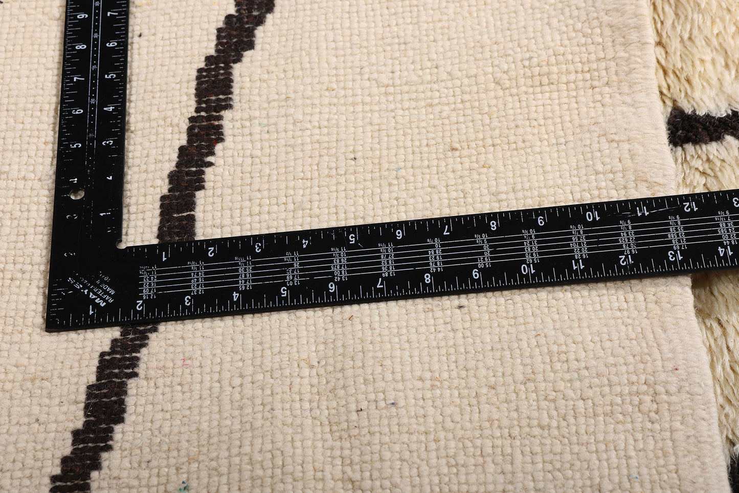 11 x 13 - Organic Modern Beni Mrirt Moroccan Rug - 21123