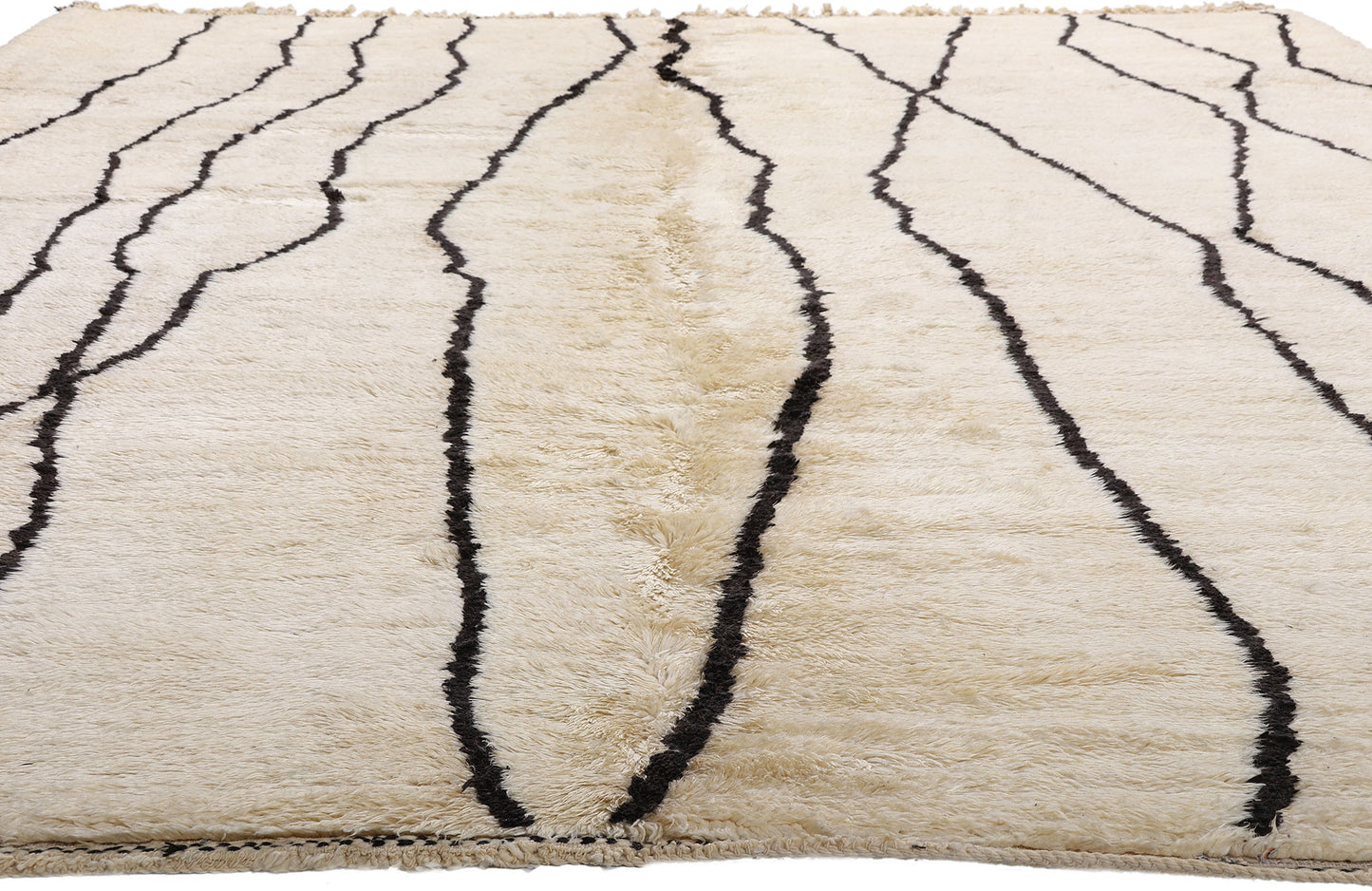 11 x 13 - Organic Modern Beni Mrirt Moroccan Rug - 21123