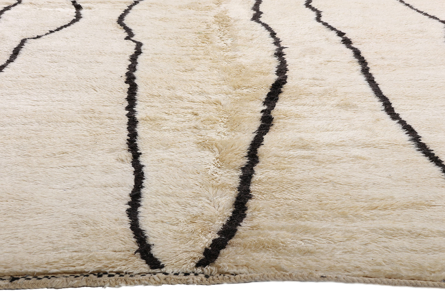 11 x 13 - Organic Modern Beni Mrirt Moroccan Rug - 21123