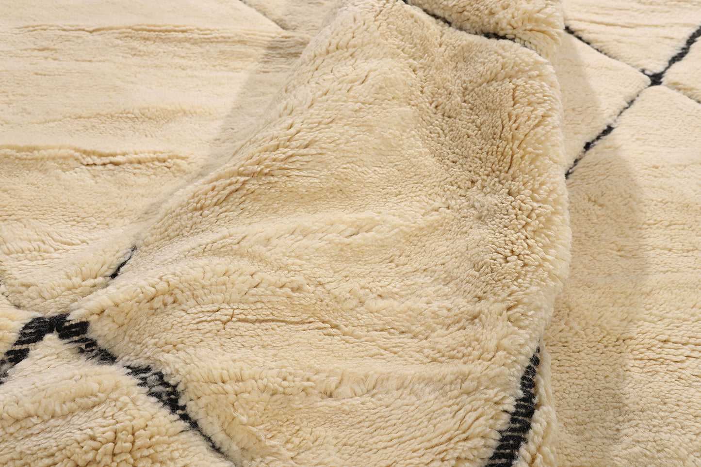 9 x 12 - Organic Modern Beni Mrirt Moroccan Rug - 21175