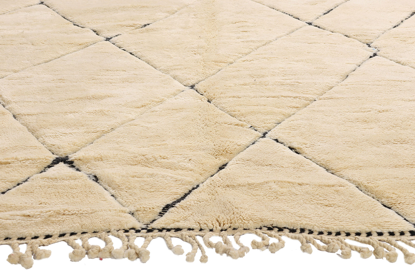 9 x 12 - Organic Modern Beni Mrirt Moroccan Rug - 21175