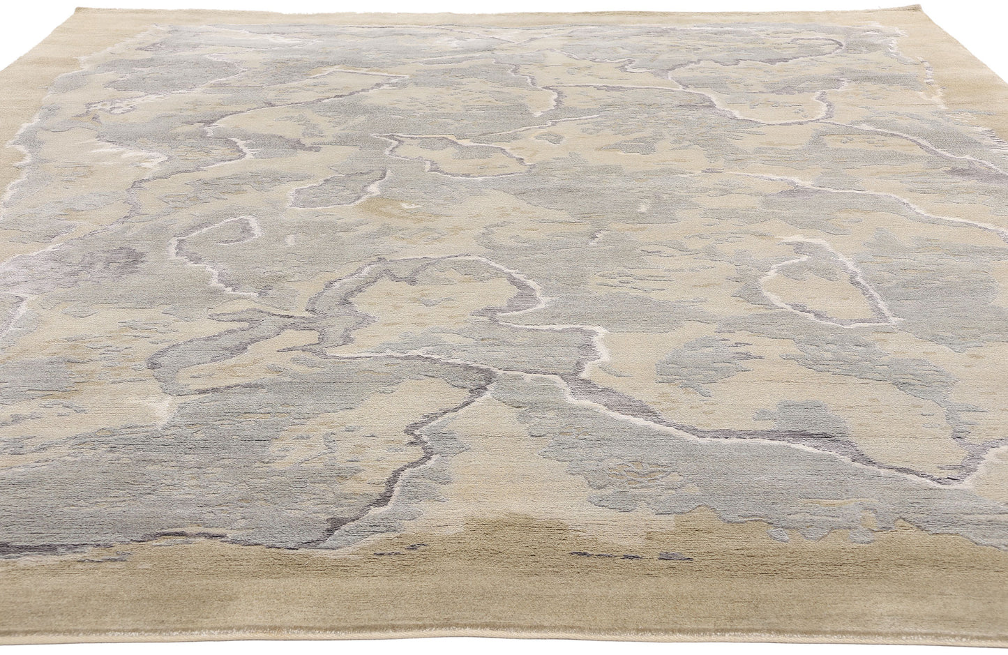 8 x 10 Ethereal Earthscape Organic Modern Biophilic Rug 31139