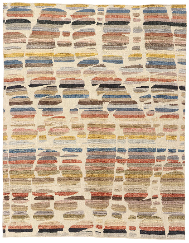 8 x 10 Modern Earthly Reflections High-Low Textured Rug 81147