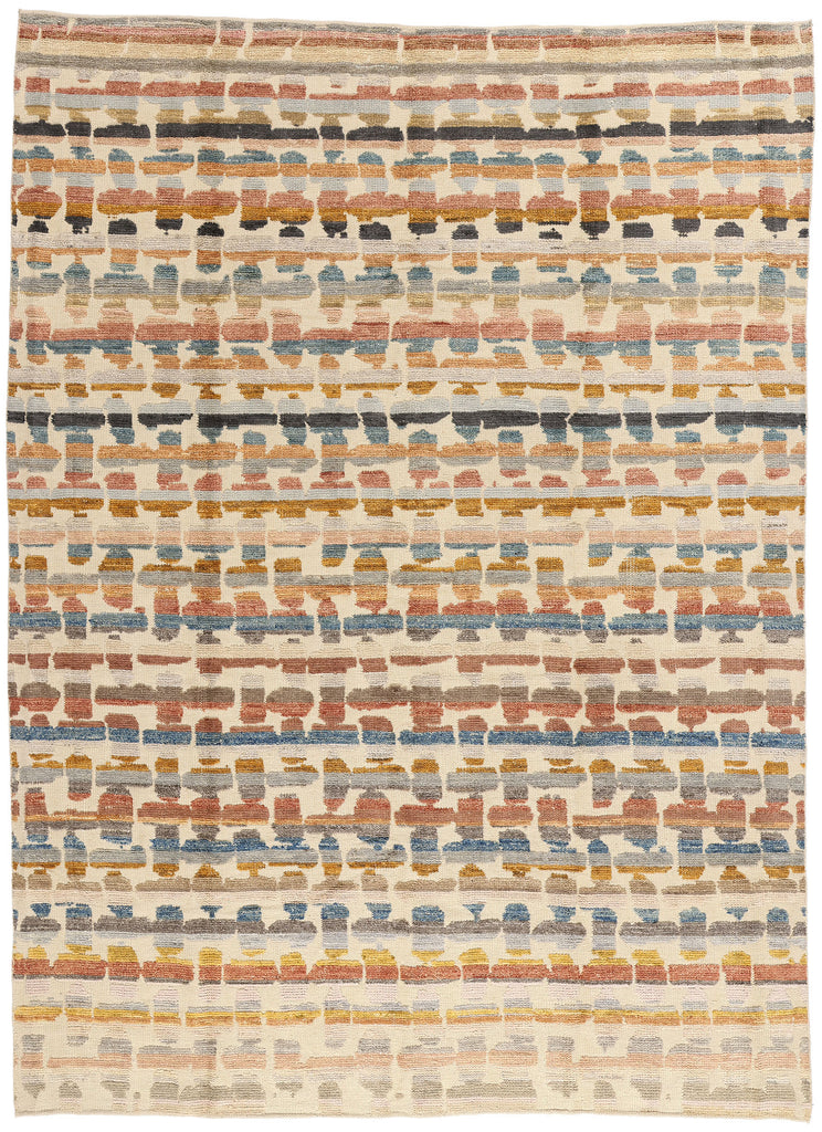 9 x 12 Modern Earthly Reflections High-Low Textured Rug 81156