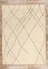 10 x 13 - Beige Pakistani Moroccan Rug - 80698