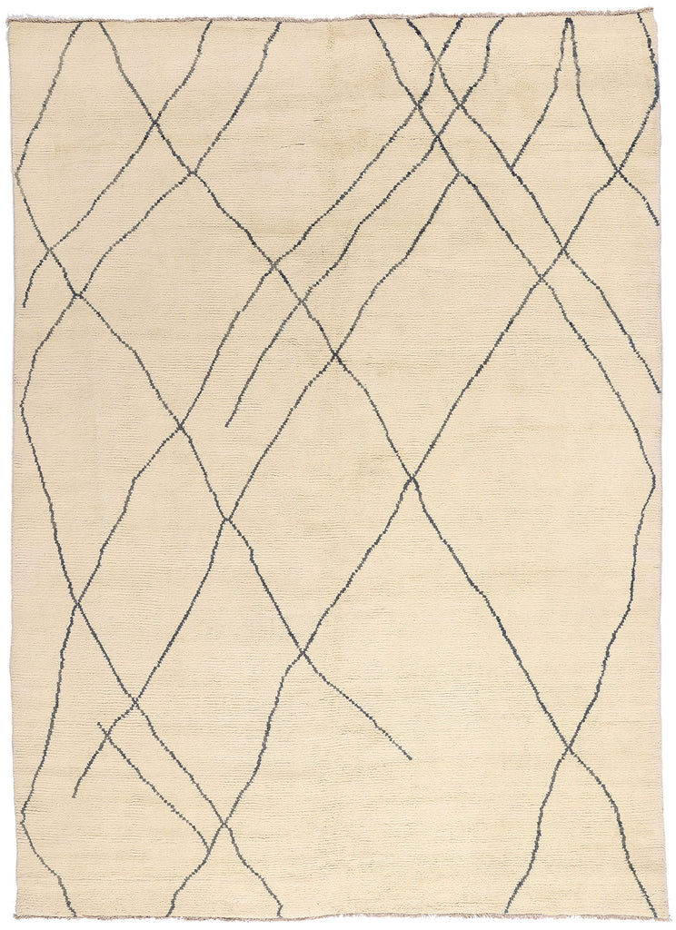 10 x 13 - Beige Pakistani Moroccan Rug - 80698