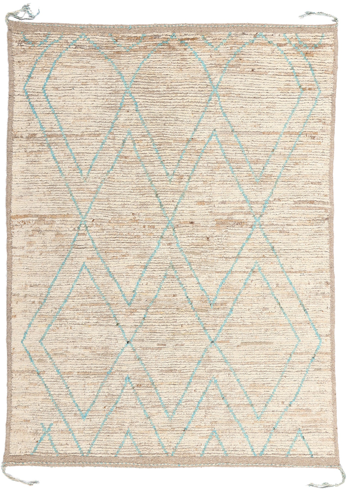 5 x 7 Earth-Tone Moroccan Rug 80783