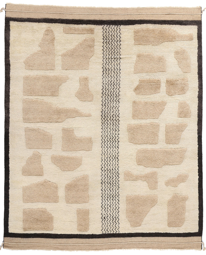 8 x 10 Nomadic Stones Organic Modern Moroccan Rug 31195