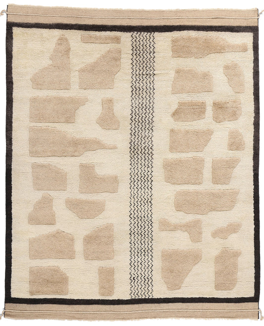 8 x 10 Nomadic Stones Organic Modern Moroccan Rug 31195