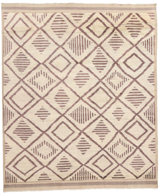 8 x 10 Modern Desert Lattice Moroccan Rug 31192