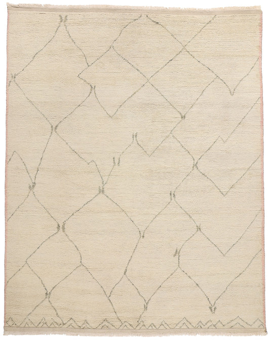 9 x 12 Biophilic Echoes Organic Modern Moroccan Rug 31291