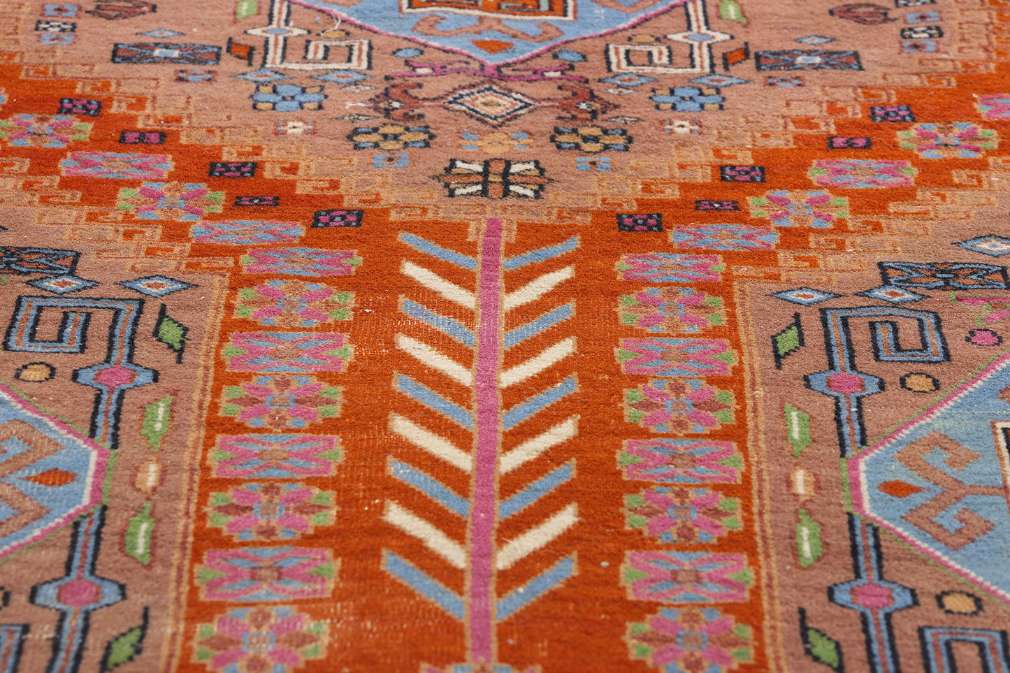 4 x 6 Vintage Pakistani Bokhara Rug 79141