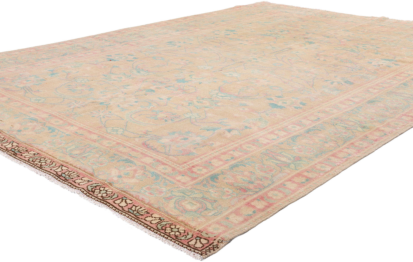 7 x 10 Vintage Persian Malayer Rug 61344