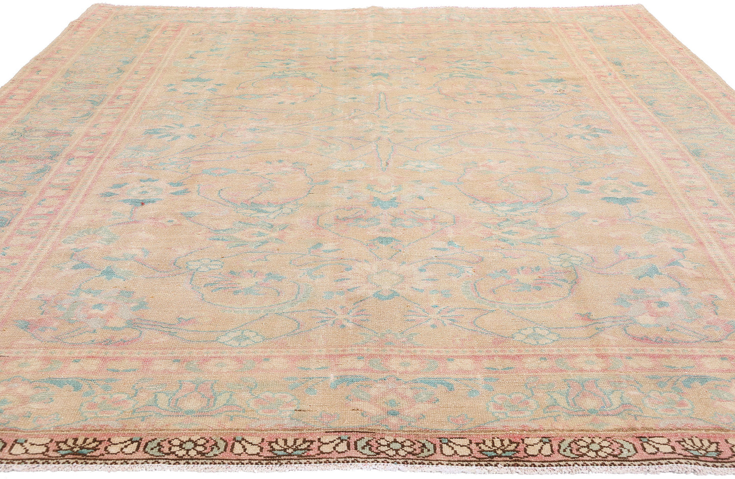 7 x 10 Vintage Persian Malayer Rug 61344