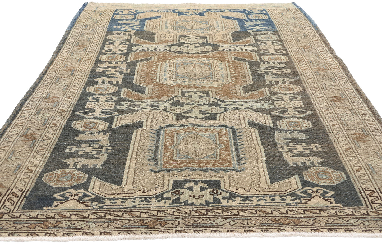 5 x 8 Antique Persian Ardabil Rug 61316