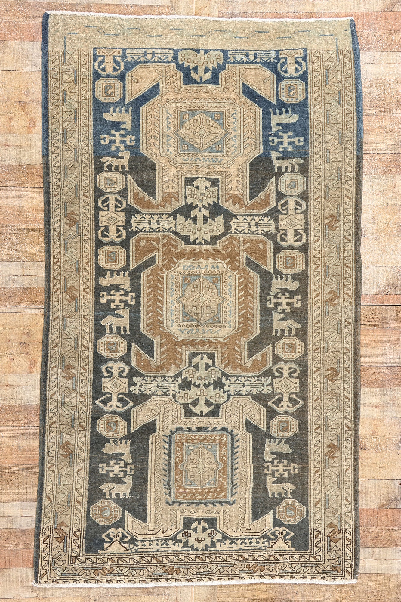 5 x 8 Antique Persian Ardabil Rug 61316
