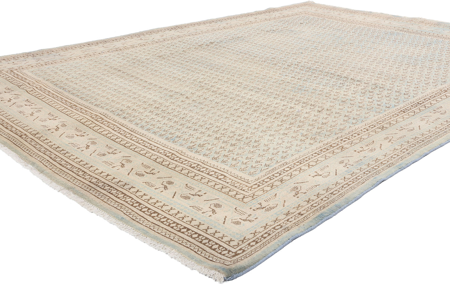 7 x 10 Vintage Persian Ardabil Rug 61309